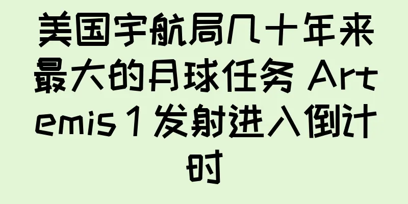 美国宇航局几十年来最大的月球任务 Artemis 1 发射进入倒计时
