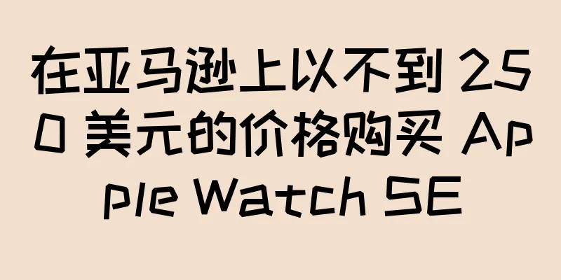 在亚马逊上以不到 250 美元的价格购买 Apple Watch SE