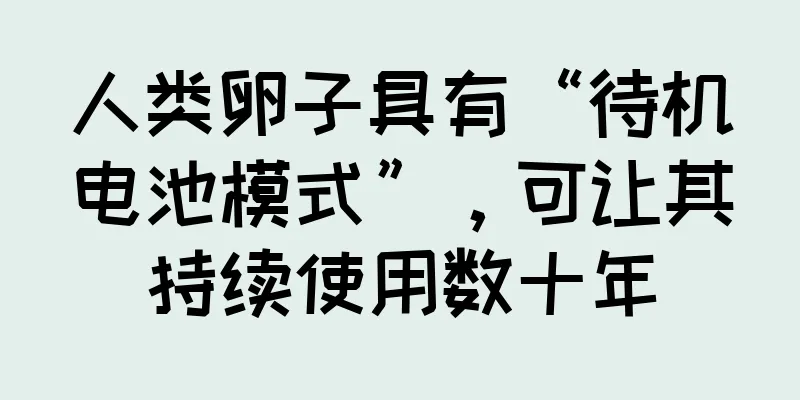 人类卵子具有“待机电池模式”，可让其持续使用数十年