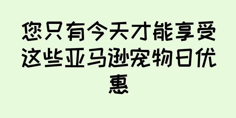 您只有今天才能享受这些亚马逊宠物日优惠