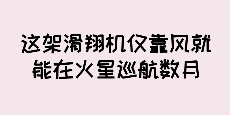 这架滑翔机仅靠风就能在火星巡航数月