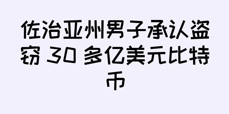 佐治亚州男子承认盗窃 30 多亿美元比特币