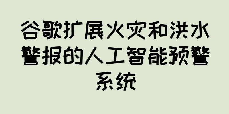 谷歌扩展火灾和洪水警报的人工智能预警系统