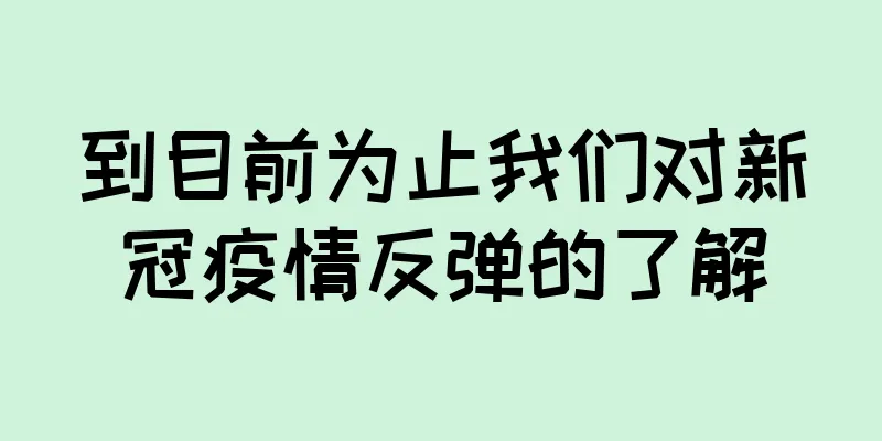 到目前为止我们对新冠疫情反弹的了解
