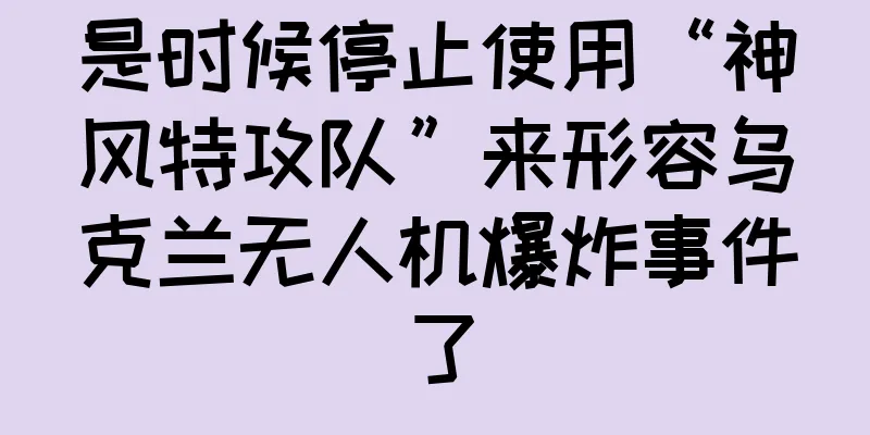 是时候停止使用“神风特攻队”来形容乌克兰无人机爆炸事件了