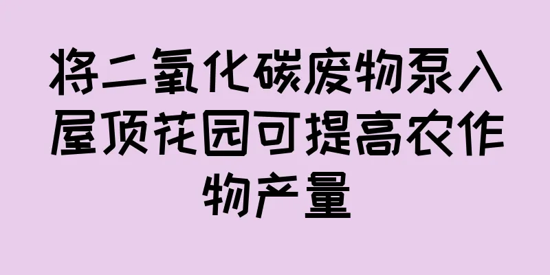 将二氧化碳废物泵入屋顶花园可提高农作物产量