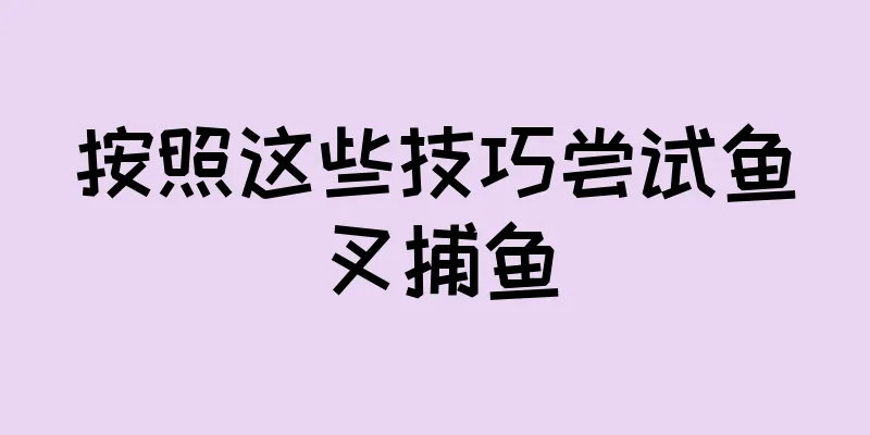 按照这些技巧尝试鱼叉捕鱼