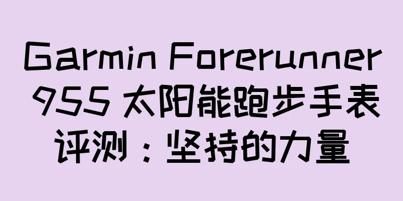 Garmin Forerunner 955 太阳能跑步手表评测：坚持的力量
