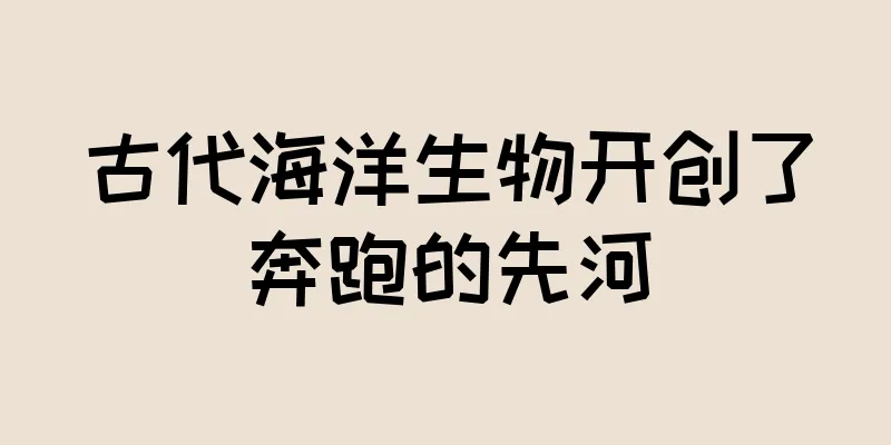 古代海洋生物开创了奔跑的先河
