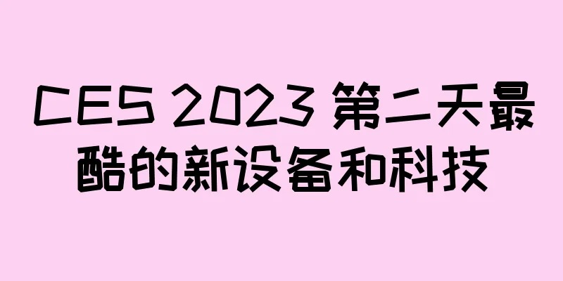 CES 2023 第二天最酷的新设备和科技