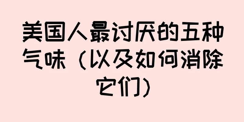 美国人最讨厌的五种气味（以及如何消除它们）