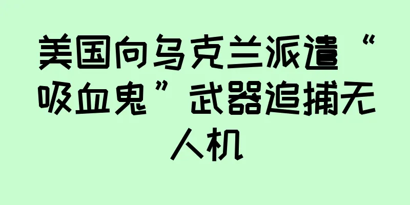 美国向乌克兰派遣“吸血鬼”武器追捕无人机