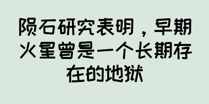 陨石研究表明，早期火星曾是一个长期存在的地狱