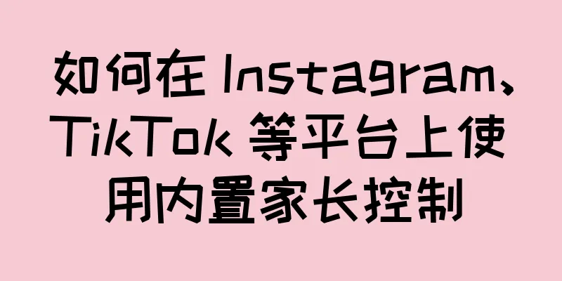 如何在 Instagram、TikTok 等平台上使用内置家长控制