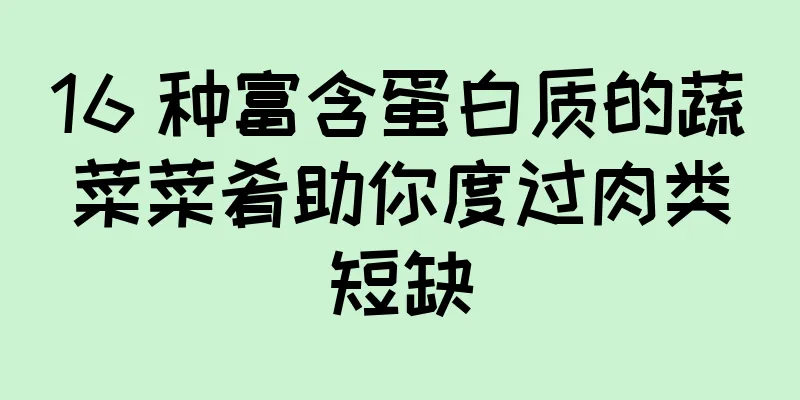 16 种富含蛋白质的蔬菜菜肴助你度过肉类短缺