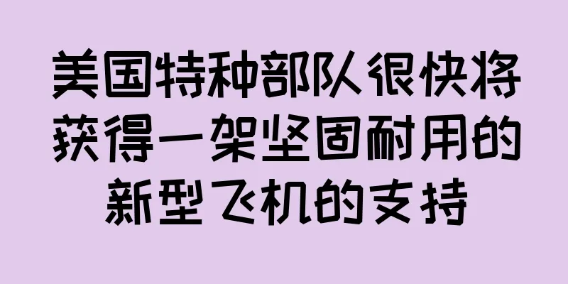 美国特种部队很快将获得一架坚固耐用的新型飞机的支持