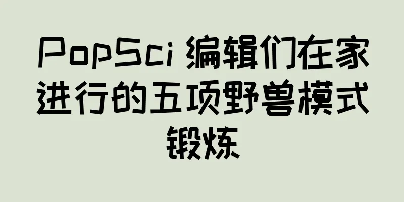 PopSci 编辑们在家进行的五项野兽模式锻炼