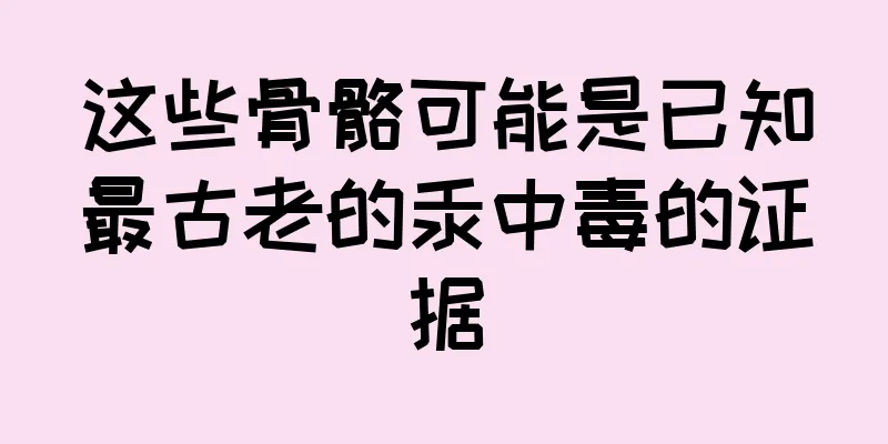 这些骨骼可能是已知最古老的汞中毒的证据