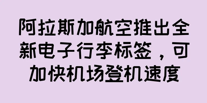 阿拉斯加航空推出全新电子行李标签，可加快机场登机速度