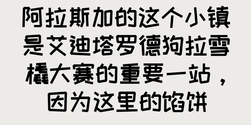 阿拉斯加的这个小镇是艾迪塔罗德狗拉雪橇大赛的重要一站，因为这里的馅饼