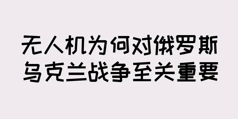 无人机为何对俄罗斯乌克兰战争至关重要
