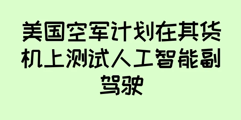 美国空军计划在其货机上测试人工智能副驾驶
