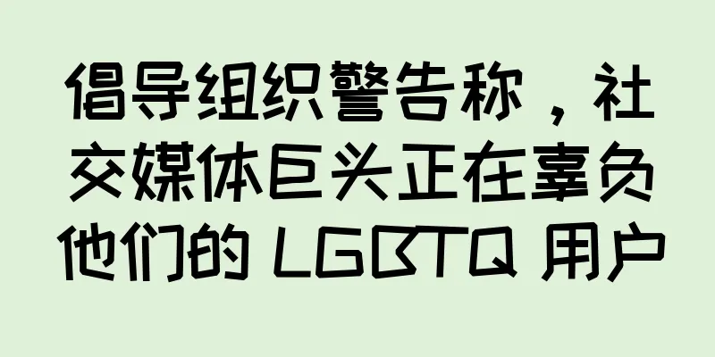 倡导组织警告称，社交媒体巨头正在辜负他们的 LGBTQ 用户