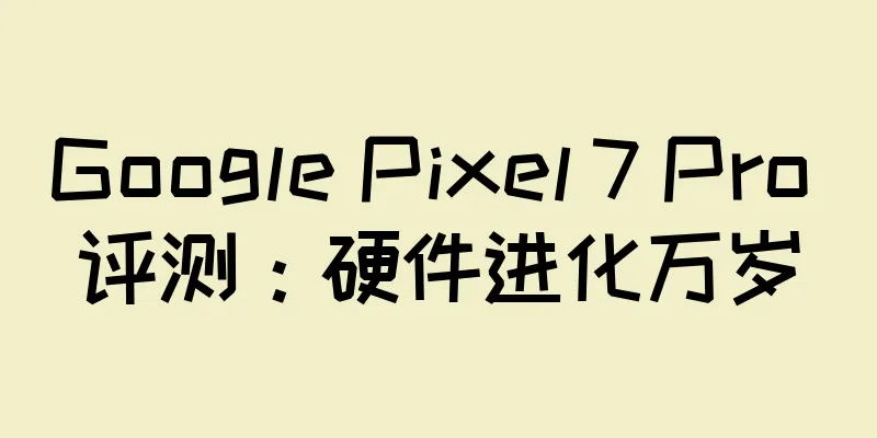 Google Pixel 7 Pro 评测：硬件进化万岁