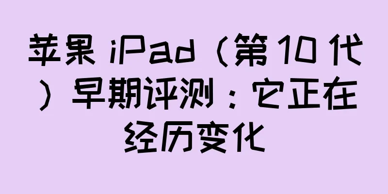 苹果 iPad（第 10 代）早期评测：它正在经历变化
