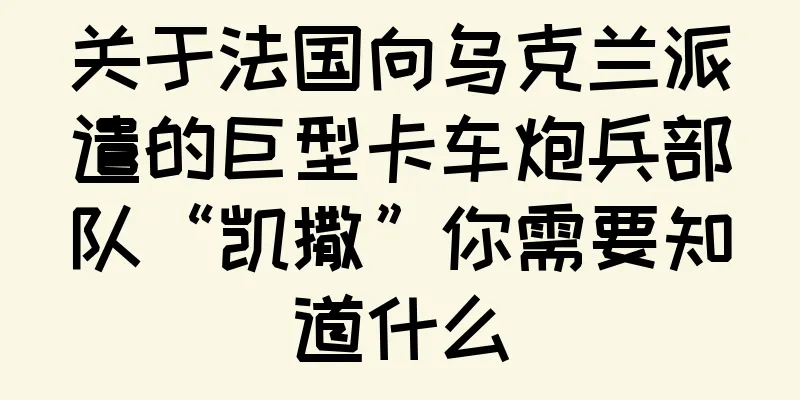 关于法国向乌克兰派遣的巨型卡车炮兵部队“凯撒”你需要知道什么