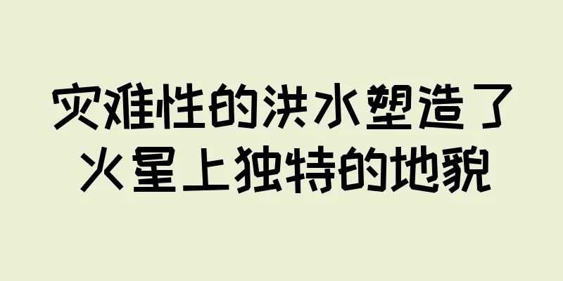 灾难性的洪水塑造了火星上独特的地貌