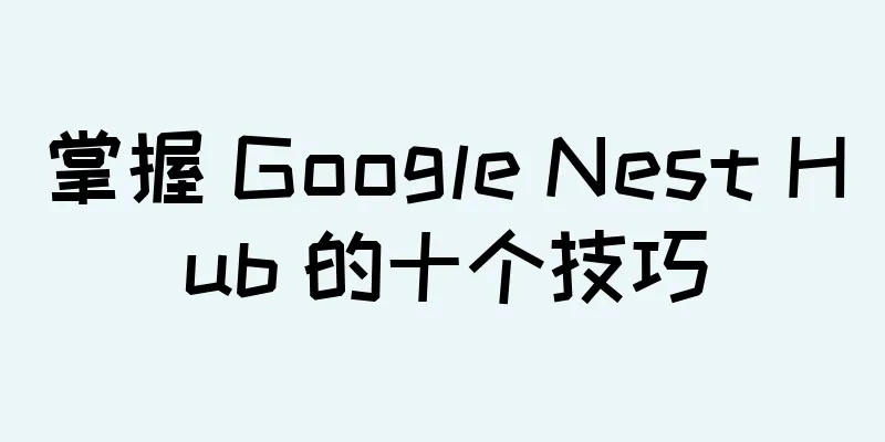 掌握 Google Nest Hub 的十个技巧