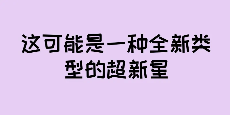这可能是一种全新类型的超新星