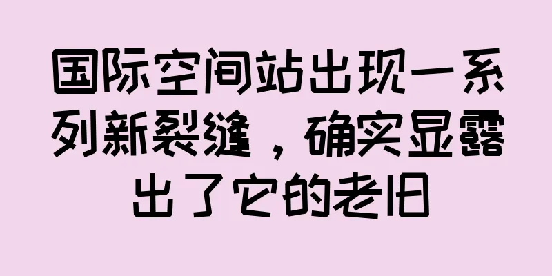 国际空间站出现一系列新裂缝，确实显露出了它的老旧