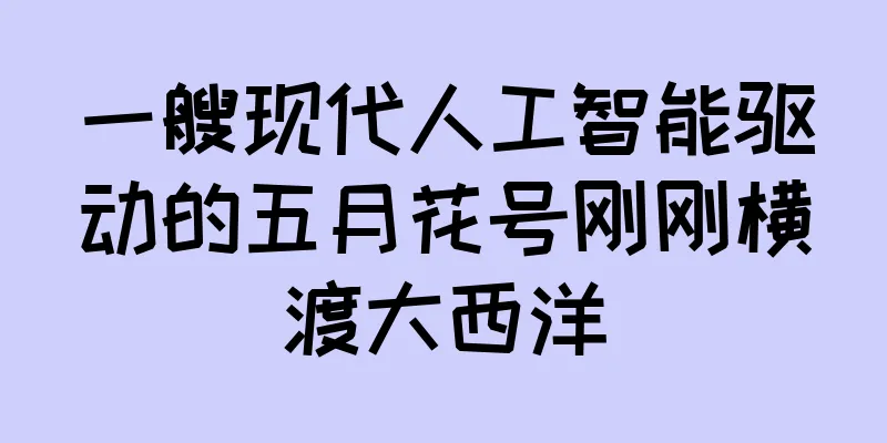 一艘现代人工智能驱动的五月花号刚刚横渡大西洋