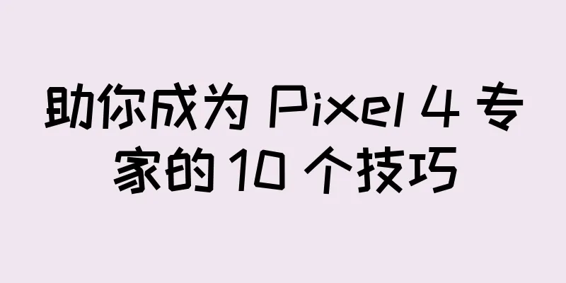 助你成为 Pixel 4 专家的 10 个技巧