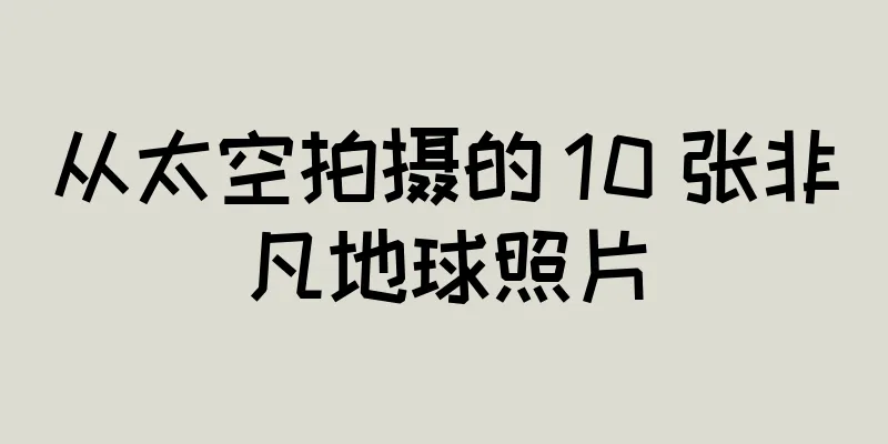 从太空拍摄的 10 张非凡地球照片