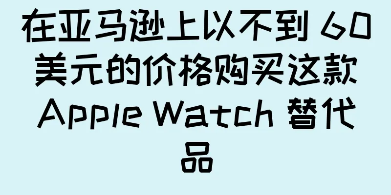 在亚马逊上以不到 60 美元的价格购买这款 Apple Watch 替代品