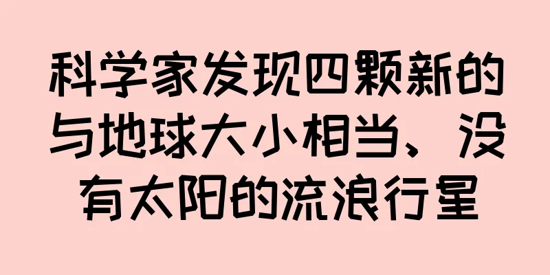 科学家发现四颗新的与地球大小相当、没有太阳的流浪行星