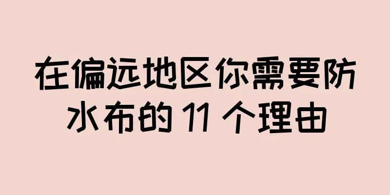 在偏远地区你需要防水布的 11 个理由