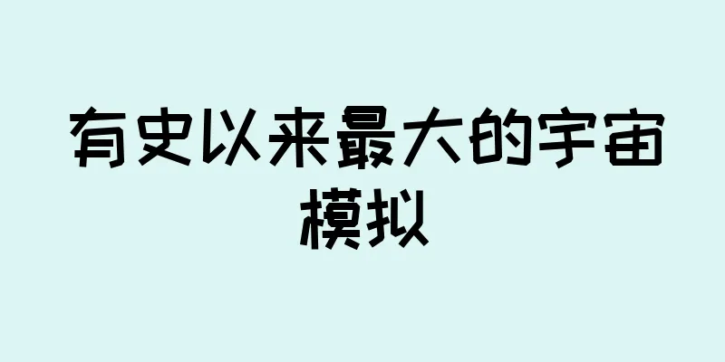 有史以来最大的宇宙模拟