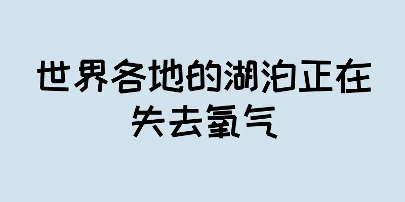 世界各地的湖泊正在失去氧气