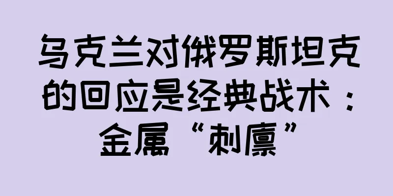 乌克兰对俄罗斯坦克的回应是经典战术：金属“刺猬”