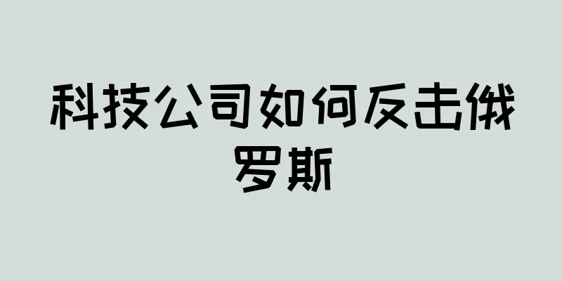 科技公司如何反击俄罗斯