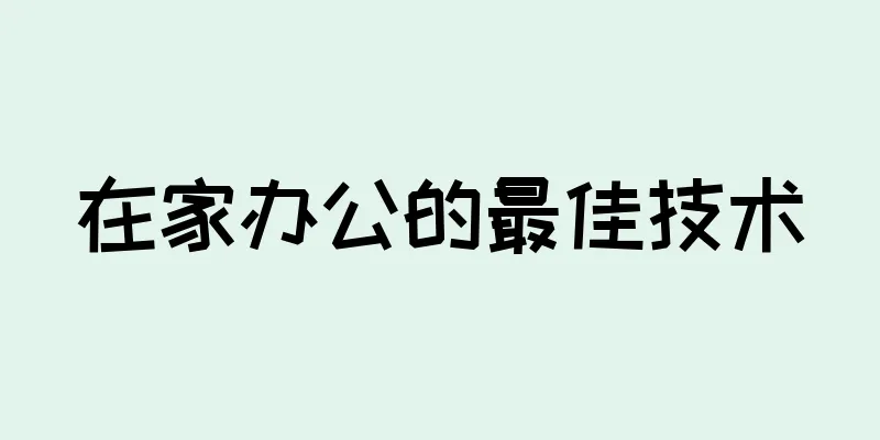 在家办公的最佳技术