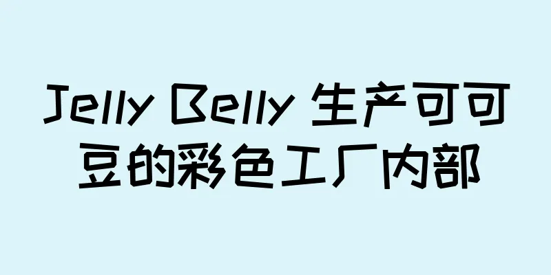 Jelly Belly 生产可可豆的彩色工厂内部