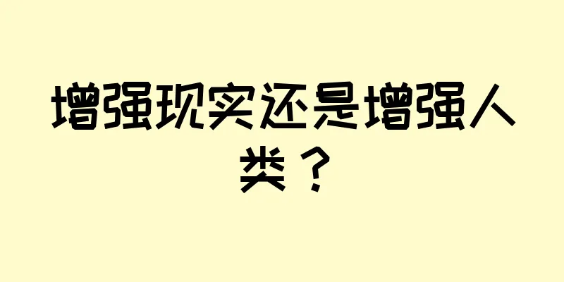 增强现实还是增强人类？