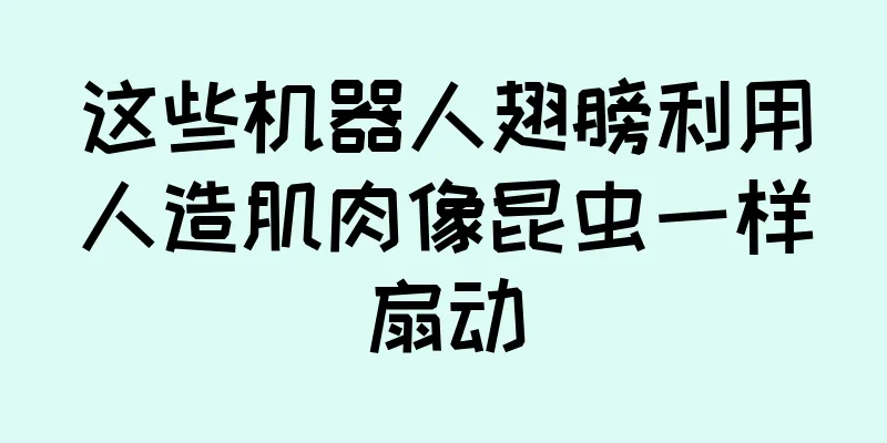 这些机器人翅膀利用人造肌肉像昆虫一样扇动