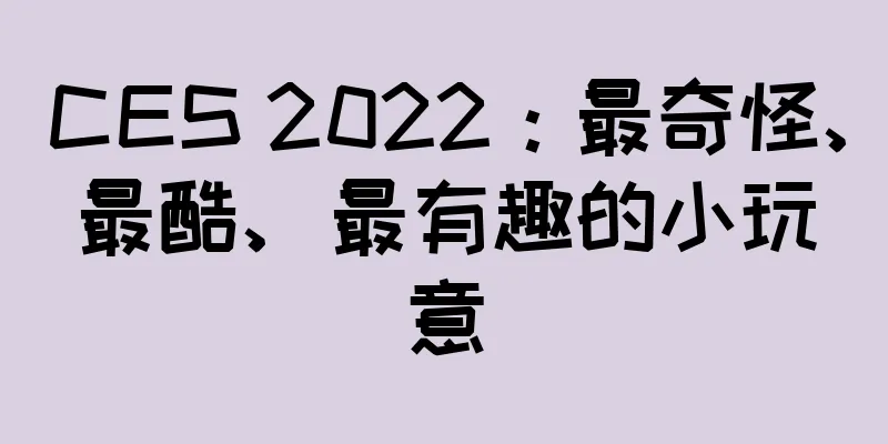 CES 2022：最奇怪、最酷、最有趣的小玩意