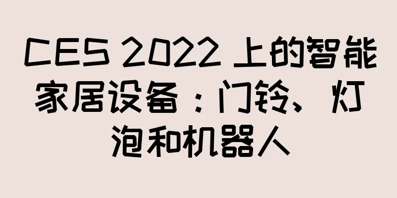 CES 2022 上的智能家居设备：门铃、灯泡和机器人